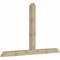 Ekena Millwork Portland Rough Sawn Timber Gable Bracket, Douglas Fir, 108"W x 68"H x 6"D x 6"F, 15/12 Pitch GBW108X68X0606POR00RDF - alternate 3